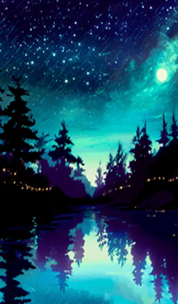 [LINE着せ替え] 穏やかな夜景の着せかえ/934の画像1