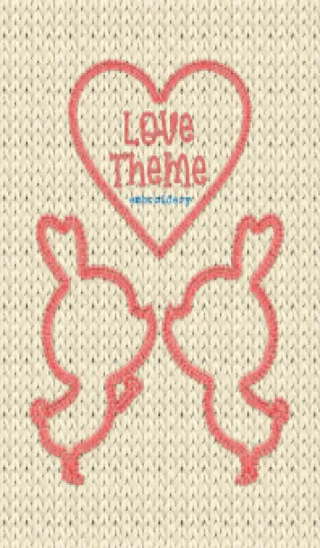 [LINE着せ替え] Love Theme Embroidery 83の画像1