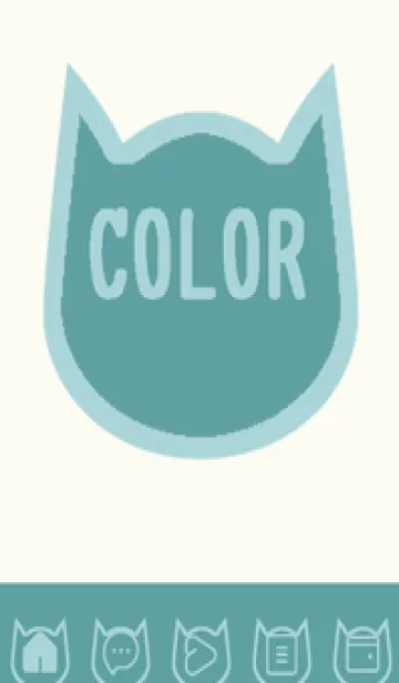 [LINE着せ替え] green color N107の画像1