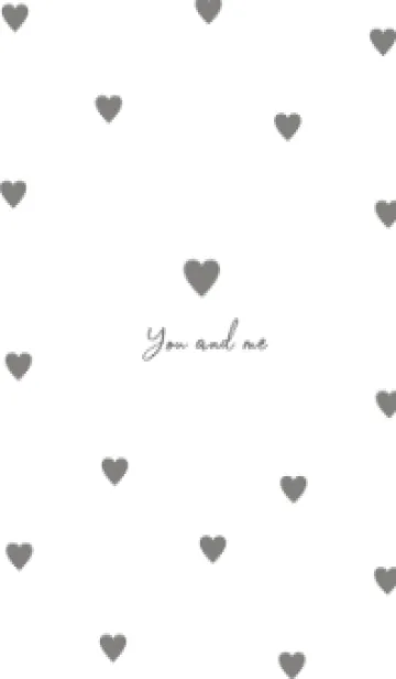 [LINE着せ替え] pattern_heart grayの画像1