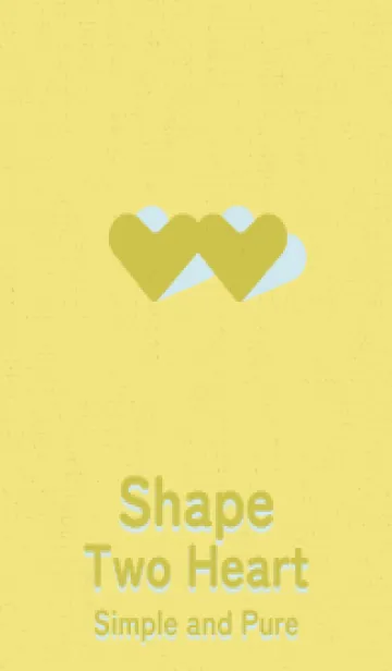 [LINE着せ替え] 2ハートのきせかえ 秋の黄の画像1