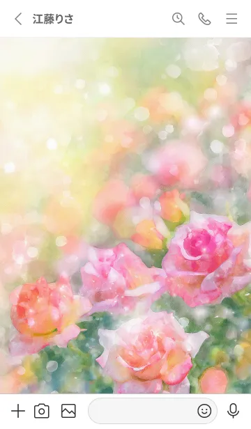 [LINE着せ替え] 薔薇(バラ)の花の着せかえ(R2859)の画像2