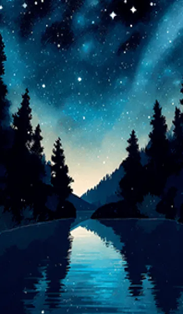 [LINE着せ替え] 穏やかな夜景の着せかえ/943の画像1