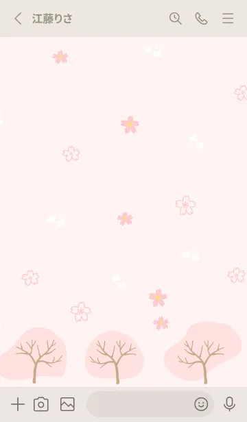 [LINE着せ替え] 四季 春10の画像2