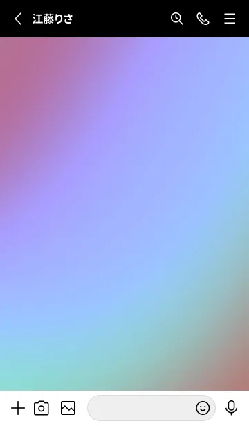 [LINE着せ替え] パステル グラデーション 22の画像2