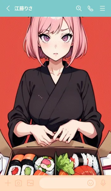 [LINE着せ替え] かわいい日 SnaOqの画像2