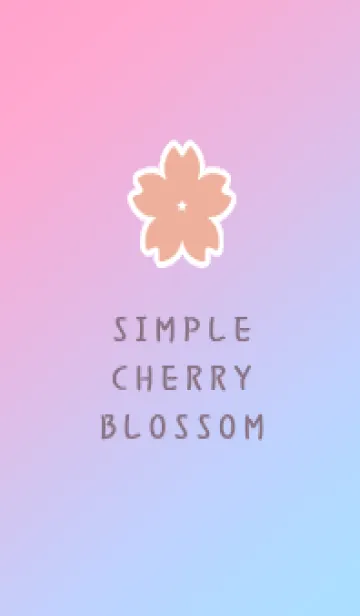 [LINE着せ替え] シンプル チェリー ブロッサム 2の画像1