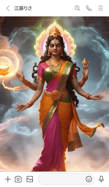 [LINE着せ替え] Lakshmi's Holy Blessing 15の画像2