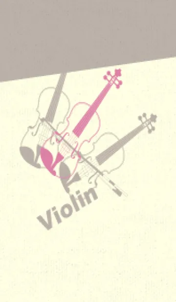 [LINE着せ替え] Violin 3カラー ロータスピンクの画像1