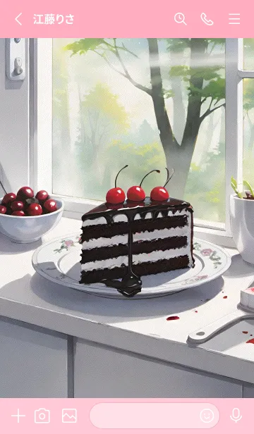 [LINE着せ替え] チョコレートケーキ 2nd 6の画像2