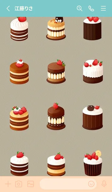 [LINE着せ替え] かわいい日 ym3xeの画像2