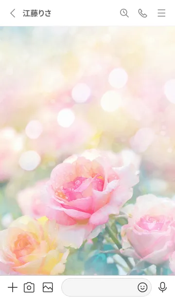 [LINE着せ替え] 薔薇(バラ)の花の着せかえ(R2871)の画像2