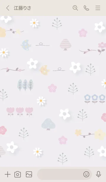 [LINE着せ替え] violet 春の装い01_1の画像2