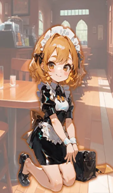 [LINE着せ替え] カフェパーティーメイドアタック3-1の画像1