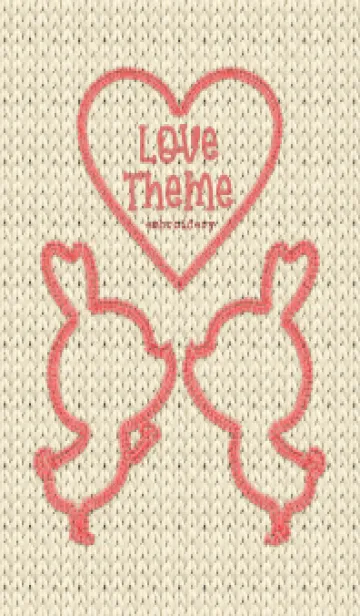 [LINE着せ替え] Love Theme Embroidery 84の画像1