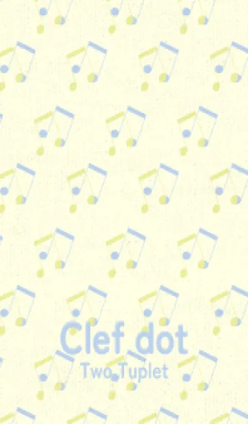 [LINE着せ替え] 2連符柄  ブールジョンの画像1