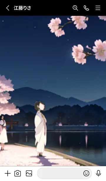 [LINE着せ替え] 桜花爛漫 #CXSbD013。の画像2