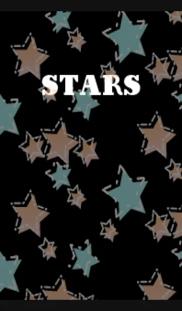 [LINE着せ替え] ポップスターズ 黒色の画像1