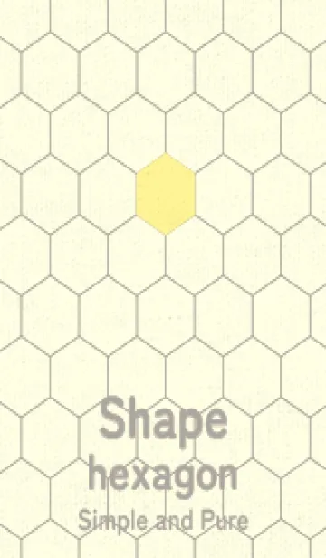 [LINE着せ替え] 六角形のきせかえ ライムライトの画像1