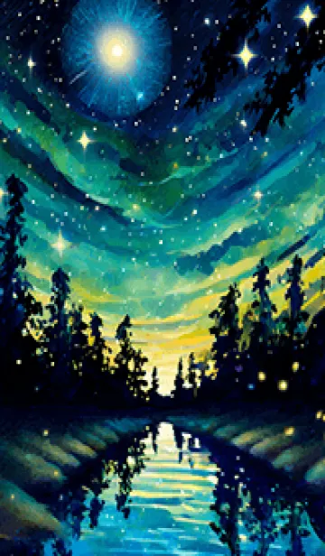 [LINE着せ替え] 穏やかな夜景の着せかえ/948の画像1