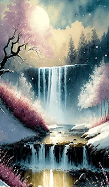 優美な冬の風景の着せかえ(Winter-2807)の着せ替えメイン画像
