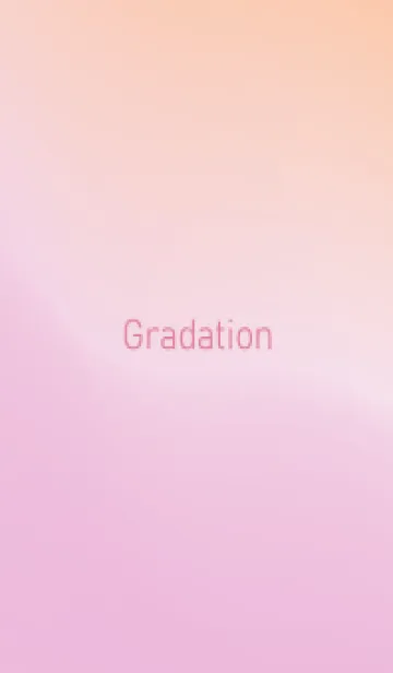 [LINE着せ替え] gradation-ORANGE&PINK-34の画像1