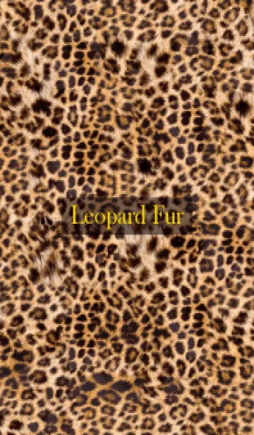 [LINE着せ替え] Leopard Fur 31の画像1