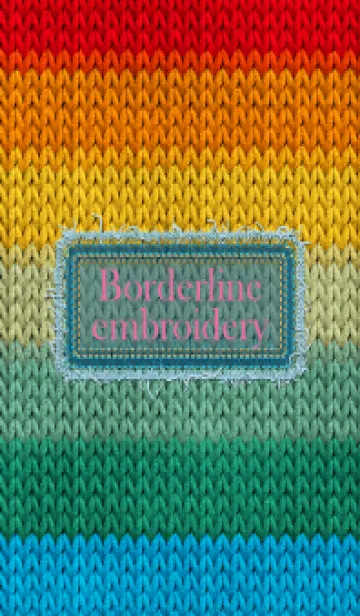 [LINE着せ替え] Borderline embroidery 70の画像1