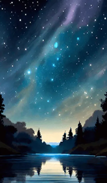 [LINE着せ替え] 穏やかな夜景の着せかえ/956の画像1