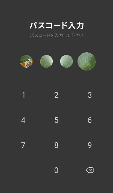 [LINE着せ替え] 森林のトラ gAJhの画像4