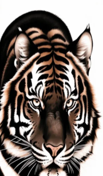 [LINE着せ替え] 森林のトラ 1F9pの画像1