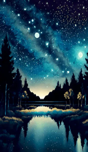 [LINE着せ替え] 穏やかな夜景の着せかえ/957の画像1