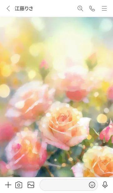 [LINE着せ替え] 薔薇(バラ)の花の着せかえ(R2887)の画像2