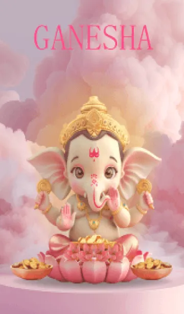 [LINE着せ替え] Ganesha, pay off debt, rich, rich(JP)の画像1