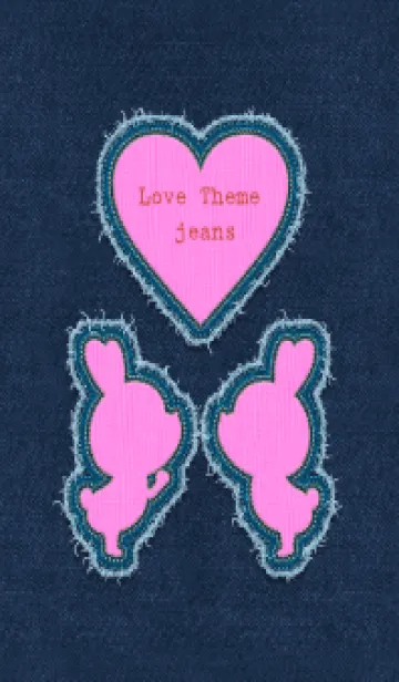 [LINE着せ替え] Love Theme - jeans 24の画像1