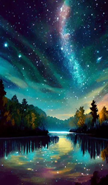 [LINE着せ替え] 穏やかな夜景の着せかえ/970の画像1