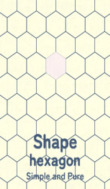 [LINE着せ替え] 六角形のきせかえ 桜色の画像1