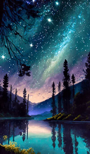 [LINE着せ替え] 穏やかな夜景の着せかえ/964の画像1