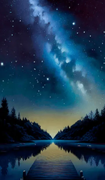 [LINE着せ替え] 穏やかな夜景の着せかえ/963の画像1