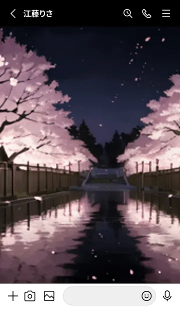 [LINE着せ替え] 桜花爛漫 #CYKE08。の画像2