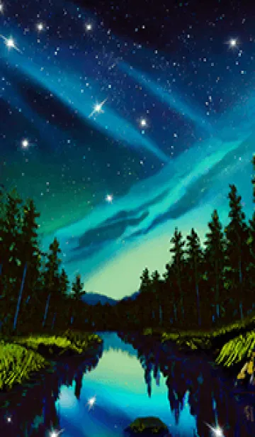 [LINE着せ替え] 穏やかな夜景の着せかえ/978の画像1