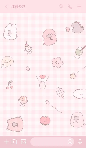 [LINE着せ替え] pink スマホ好き10_1の画像2
