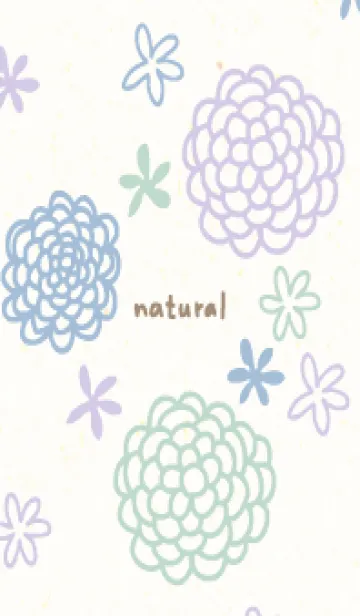 [LINE着せ替え] 花 和柄18の画像1