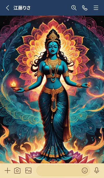 [LINE着せ替え] ラクシュミー あなたを幸せにするの画像2