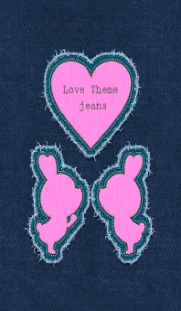 [LINE着せ替え] Love Theme - jeans 26の画像1