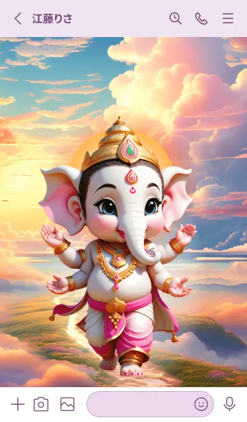[LINE着せ替え] Ganesha For Rich Rich Theme (JP)の画像2