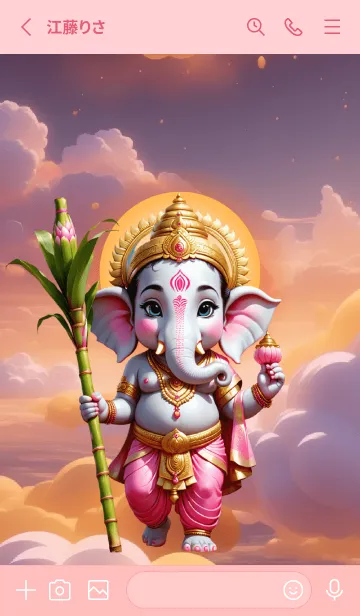 [LINE着せ替え] Ganesha Get rich quickly Theme (JP)の画像2