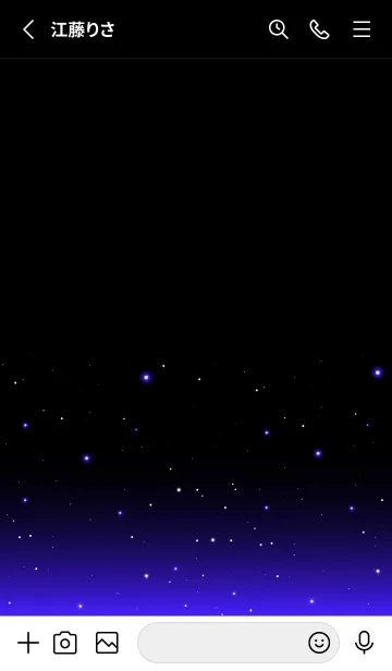 [LINE着せ替え] LIGHT-GRADATION STAR 8の画像2