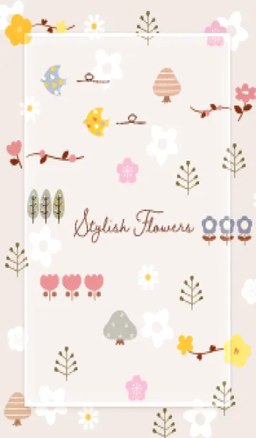 [LINE着せ替え] pinkbrown 春の装い05_1の画像1