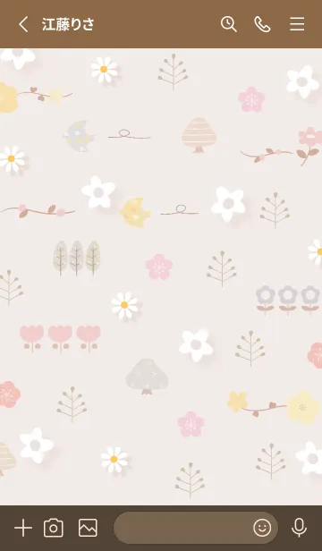 [LINE着せ替え] pinkbrown 春の装い05_1の画像2